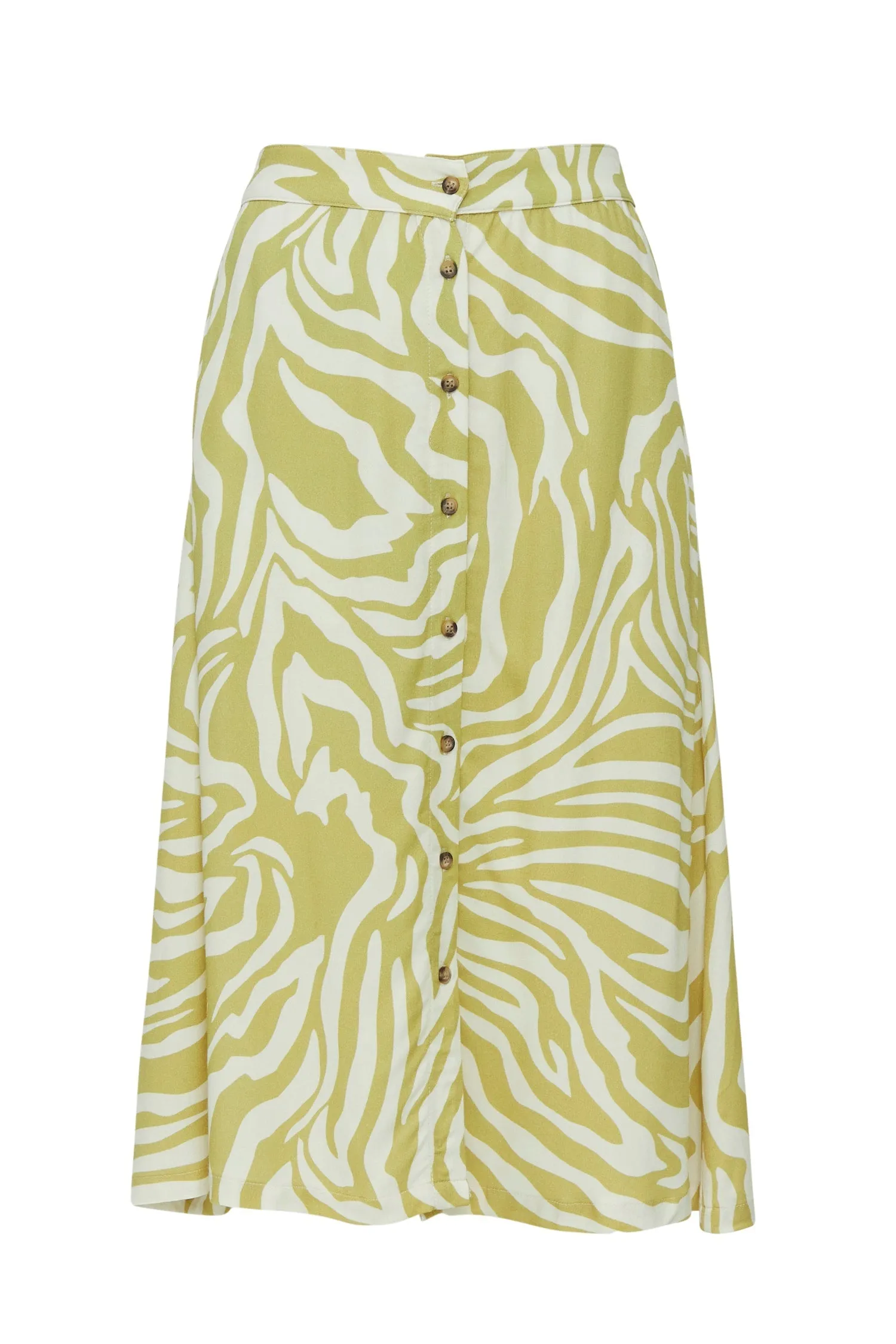 Nomi Printed Skirt Celery Green