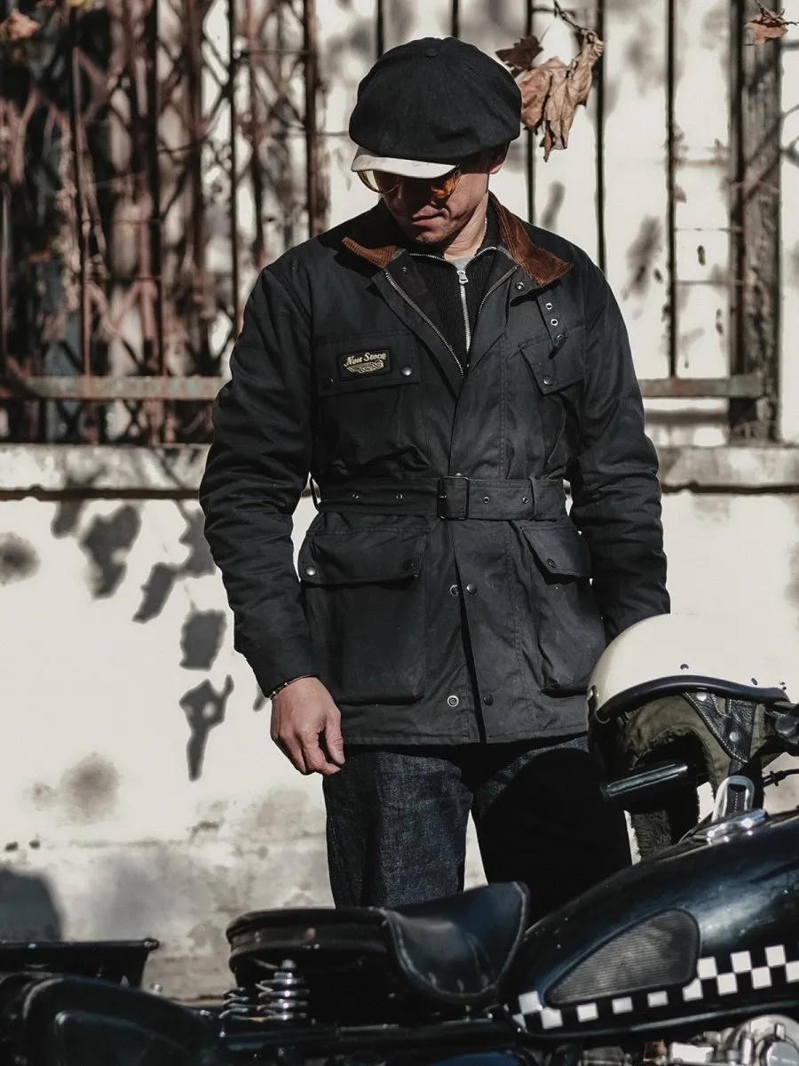 Non Stock Waxed Motorcycle Jacket