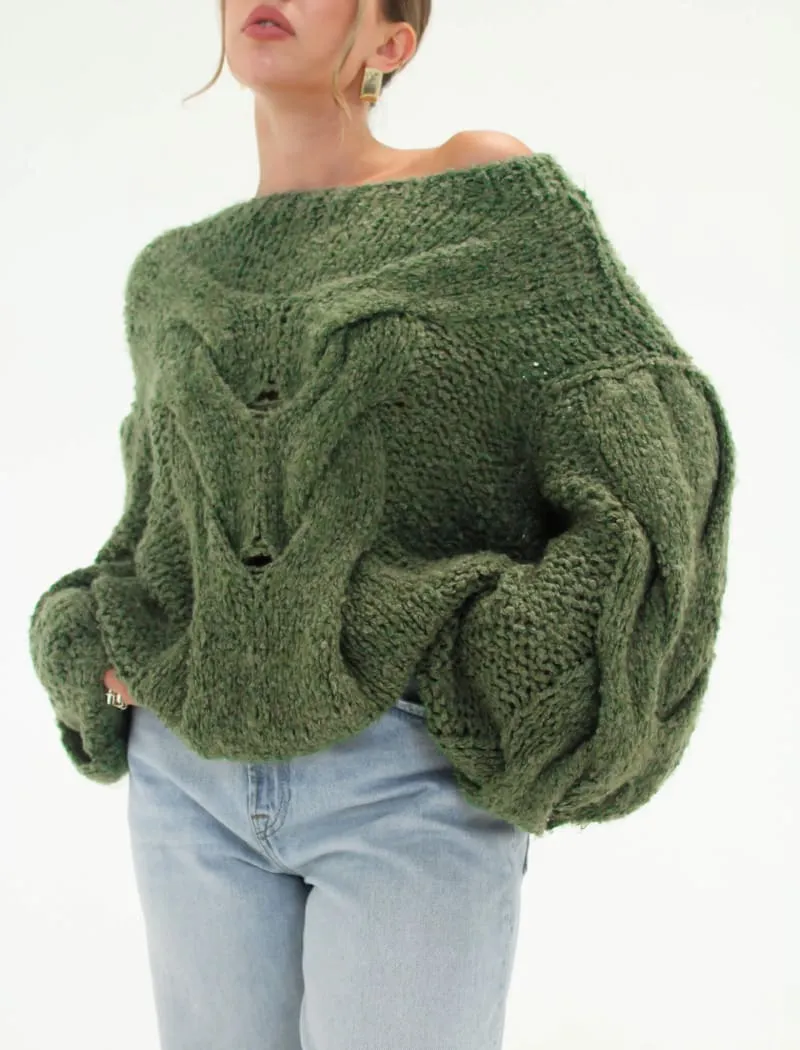 Nonna Sweater | Moss