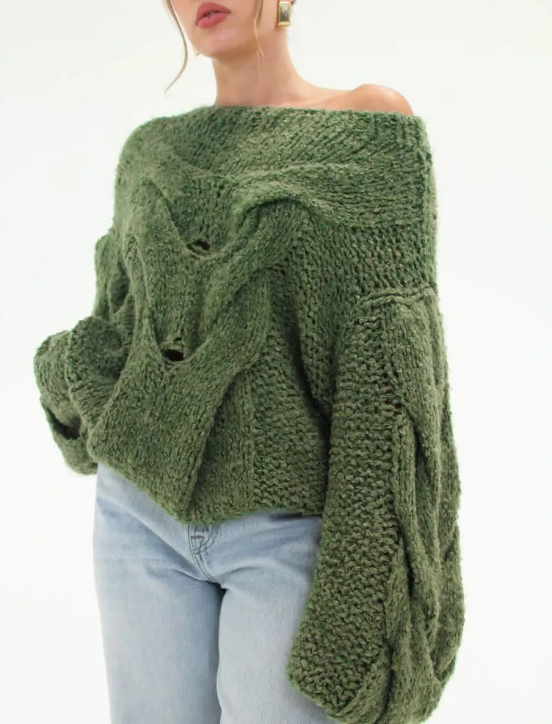 Nonna Sweater | Moss