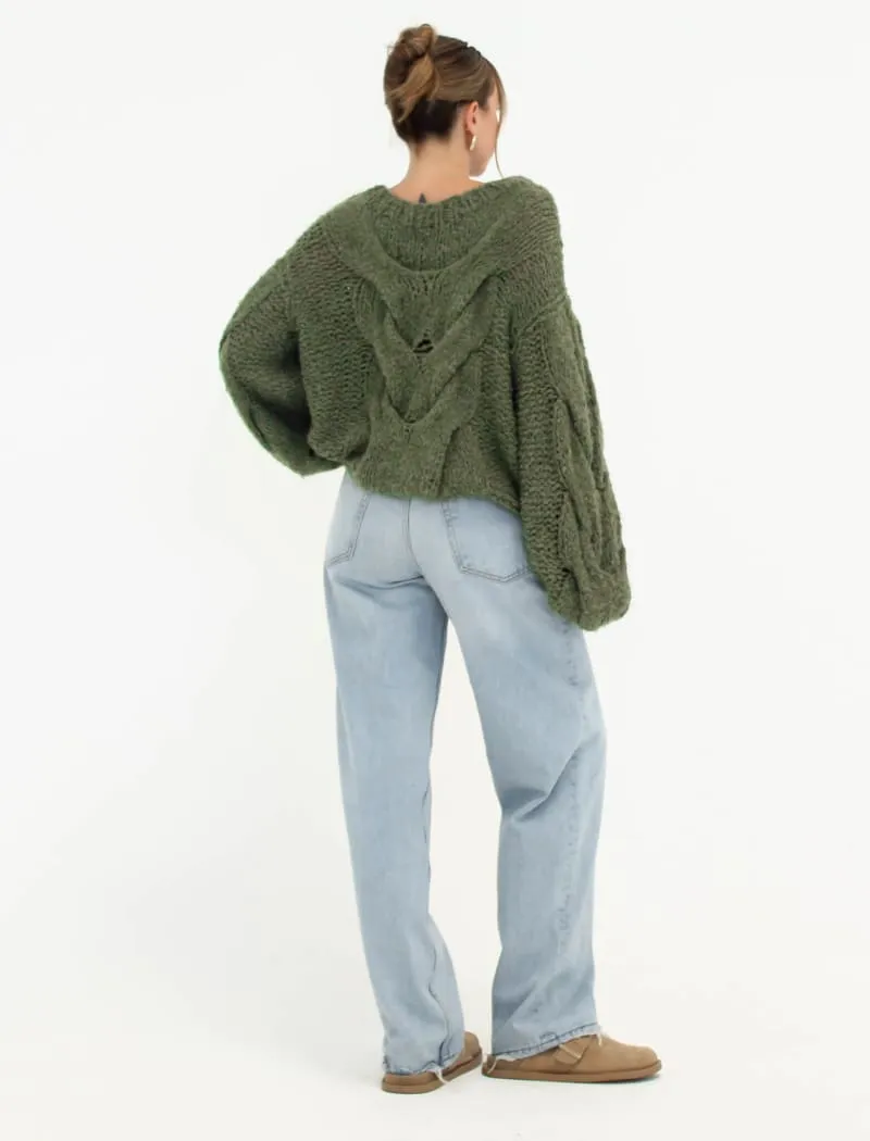 Nonna Sweater | Moss