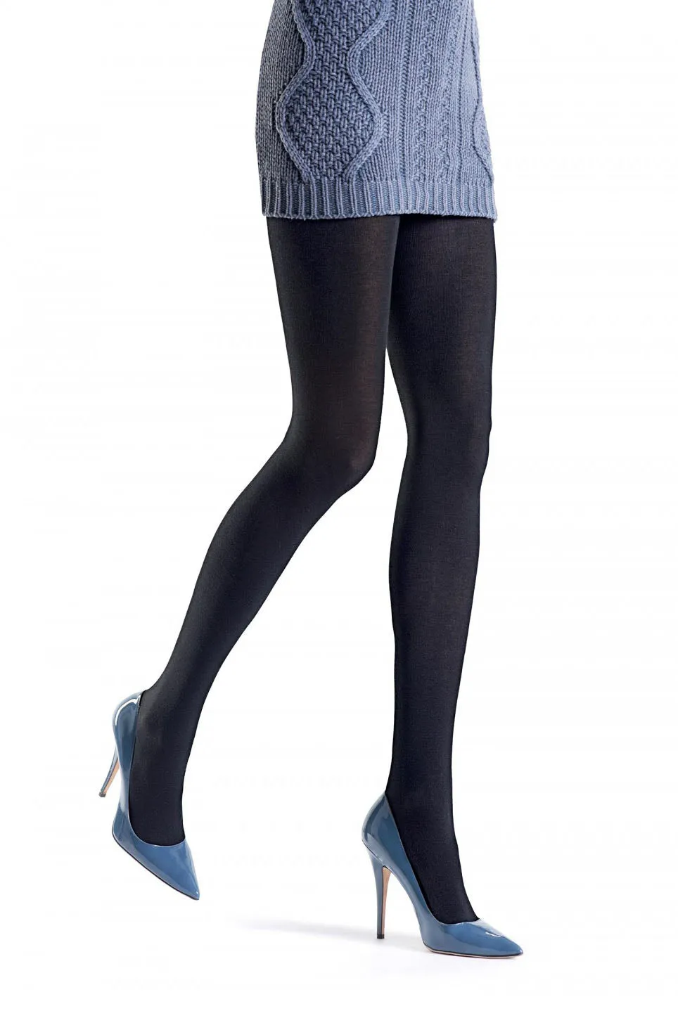 Oroblu Tessie Brown Cotton & Wool Tights