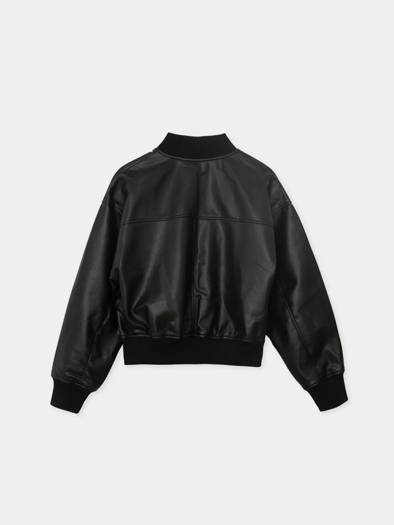 PHILLIP VEGAN LEATHER BLOUSON JACKET