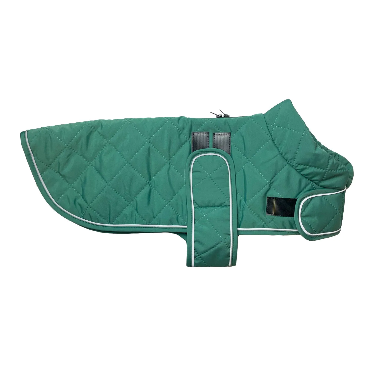 Quilted Classic Dog Coat Teal