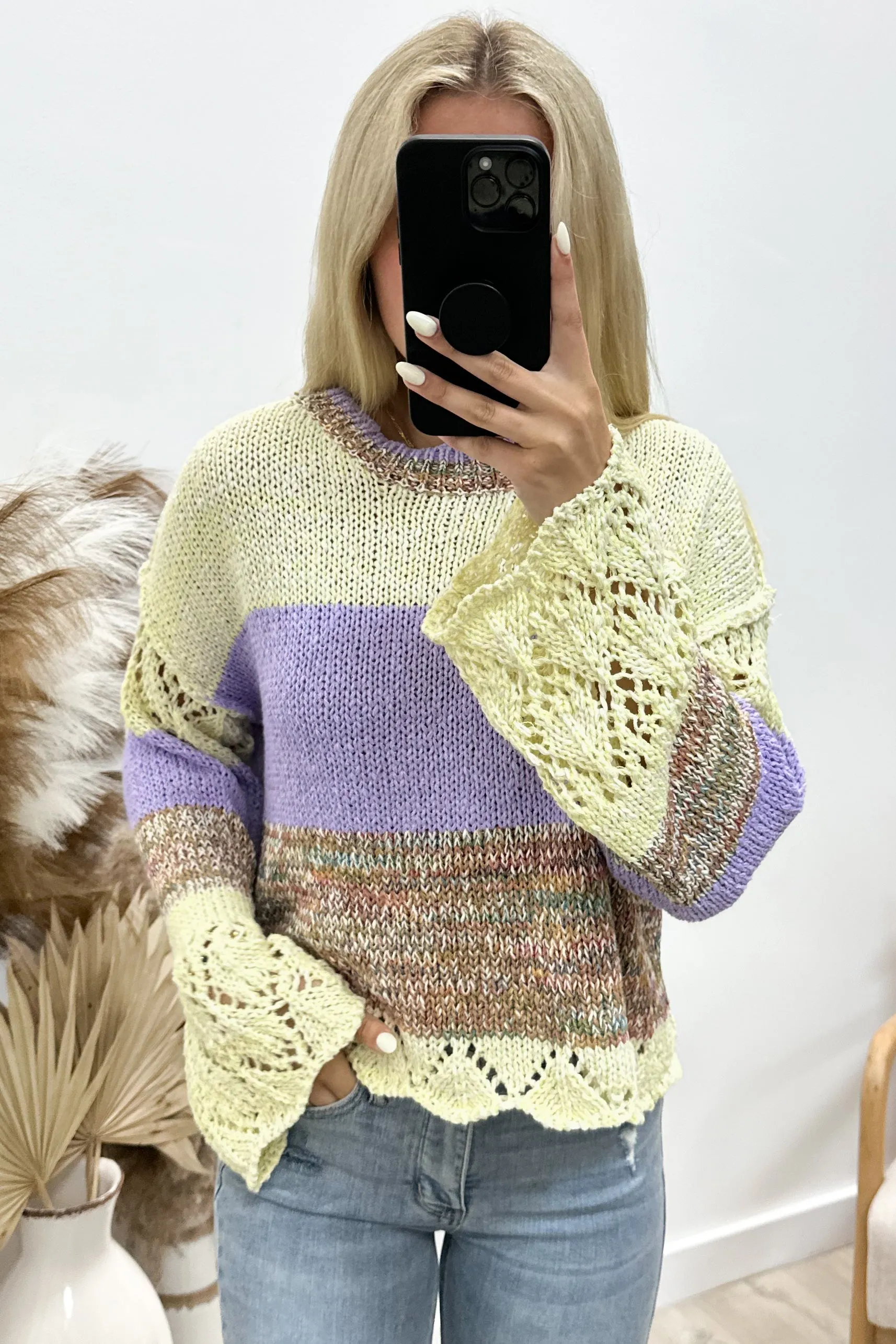 "Mother Earth" Sweater (Lavender)