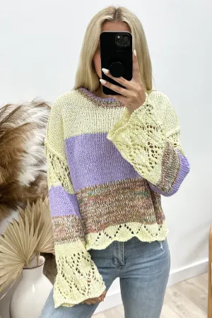 "Mother Earth" Sweater (Lavender)