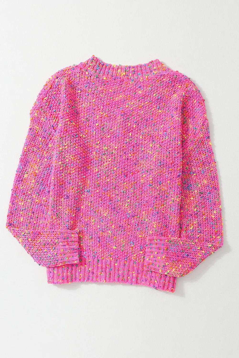 RTS: Pink Confetti Sweater-