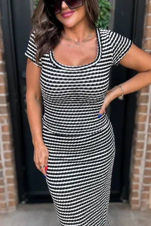 Striped Round Neck Top