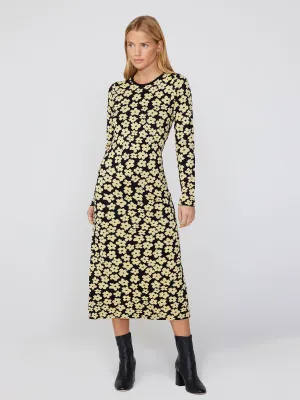 Tamara Blurred Floral Knit Dress