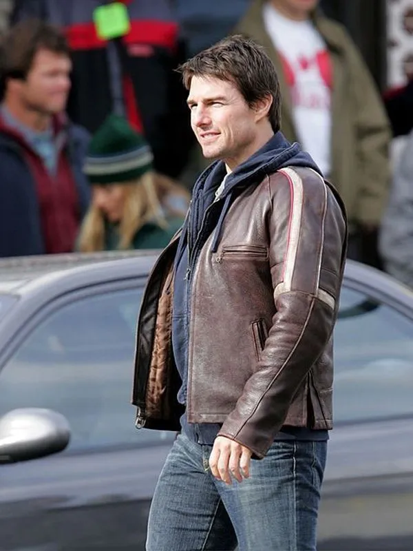 Tom Cruise War Of World Belfast Leather Jacket