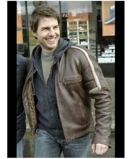 Tom Cruise War Of World Belfast Leather Jacket