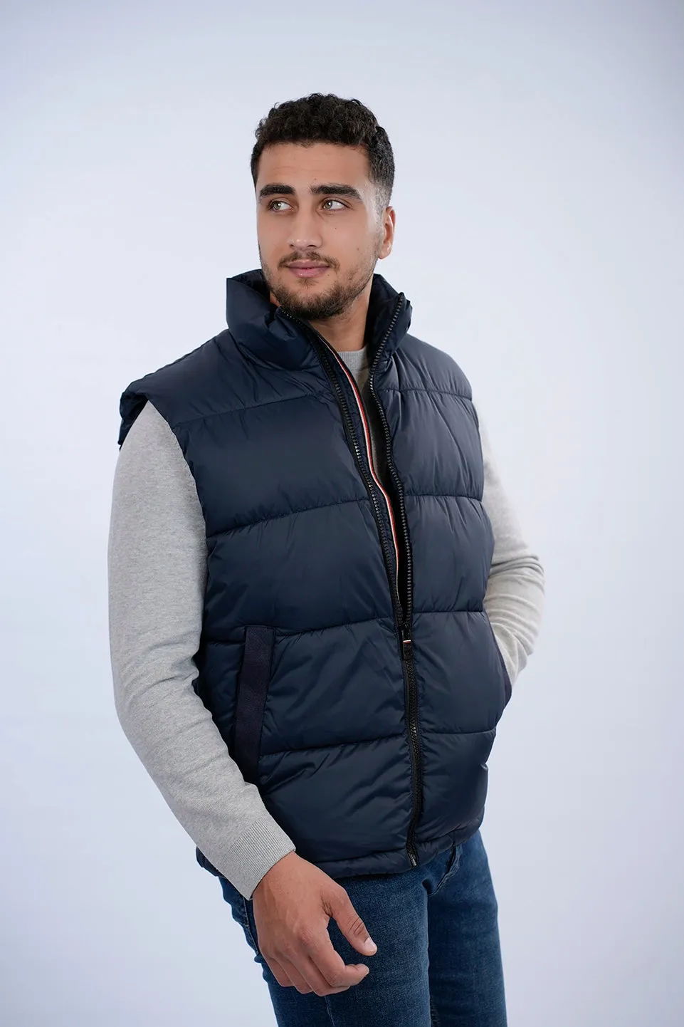 Tom Tailor Navy Puffer Vest