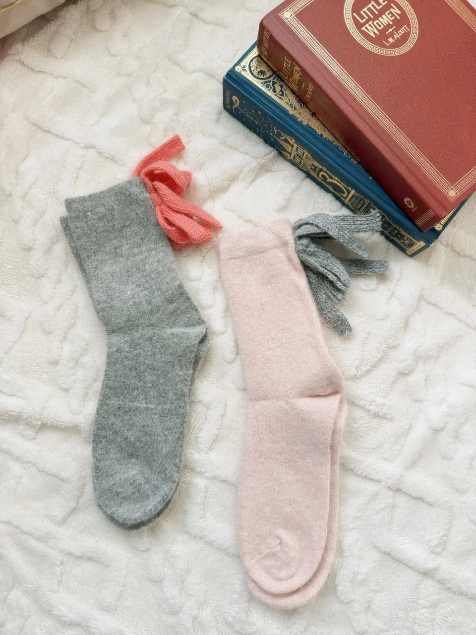 Warm & Whimsy Bow Socks