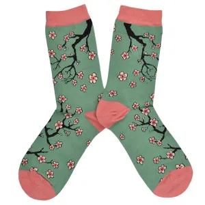 Women's Bamboo Cherry Blossom Socks