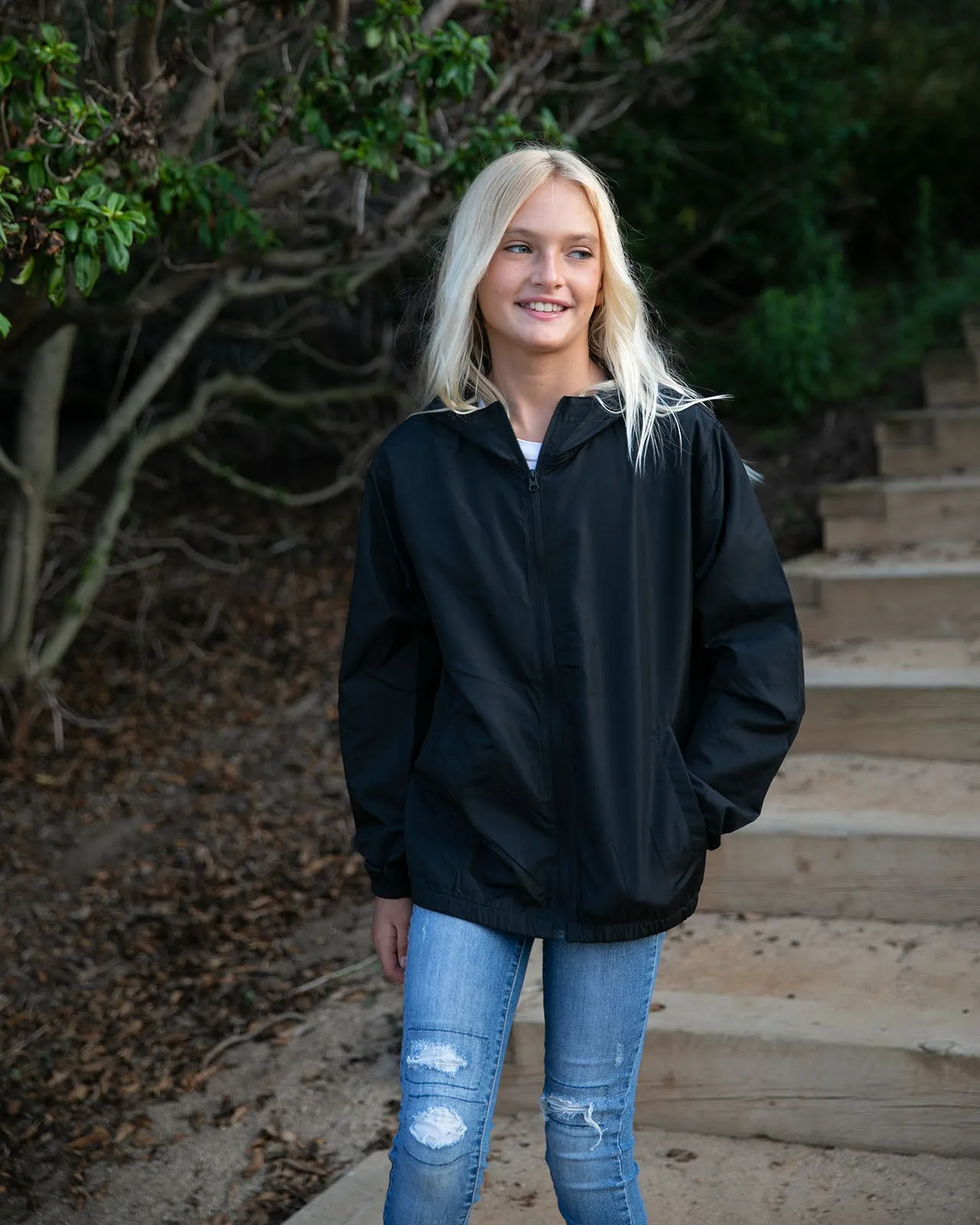 Youth Lightweight Windbreaker Full-Zip Jacket